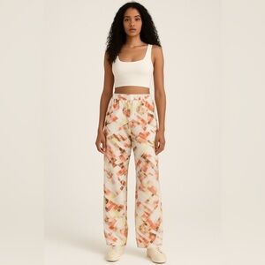 Calvin Klein Abstract Print Lounge‎ Pants | Y2K Aesthetic | Wide Leg | Size M